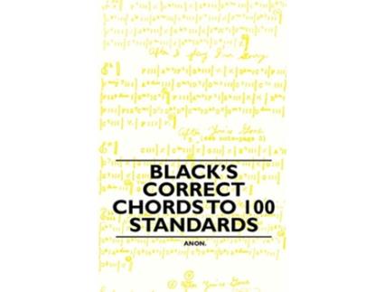 Livro Blacks Correct Chords to 100 Standards de Anon (Inglês)