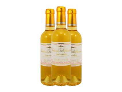 Vinho branco HENRI GUINALBERT Château Villefranche Sauternes Meia Garrafa (0.37 L - 3 Unidades)