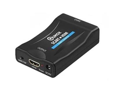 Conversor de Áudio e Vídeo Digital Analógico HDMI SCART NVS