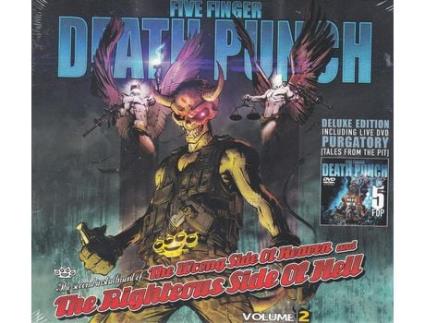 CD Five Finger Death Punch The Wrong Side Of Heaven And The Righteous Side Of Hell Volume 2 (Cd+Dvd) 2013 (Edição Deluxe) Digipak