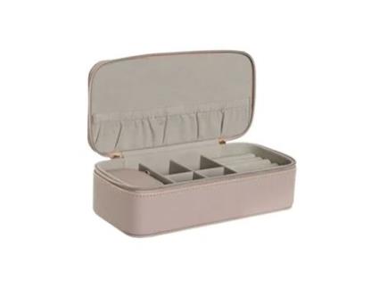Guarda-Jóias 20 5X10X6Cm Rosa Claro ITEM Jo-213061