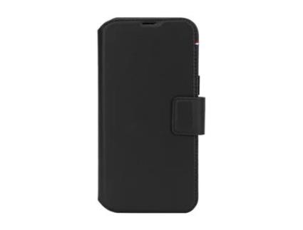 Capa Fólio Magsafe Cartões Concha para iPhone 16 Pro DECODED Pele Preto