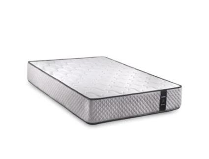 Cama de Solteiro Auxiliar Alta Firmeza Reversível Adaptável Ideal Uso DREAMNITE Tecido Branco (105x180cm)
