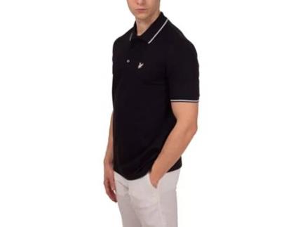 Polo de Homem LYLE AND SCOTT Preto (S)