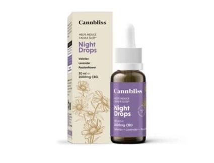 Óleo de Cânhamo Nightdrops 2000Mg com Lavanda e Valeriana – 30Ml