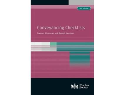 Livro Conveyancing Checklists de Frances Silverman (Inglês)