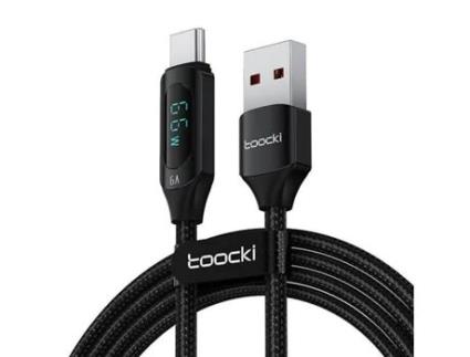 Cabo Usb-C Display Mt TOOCKI Nylon Preto