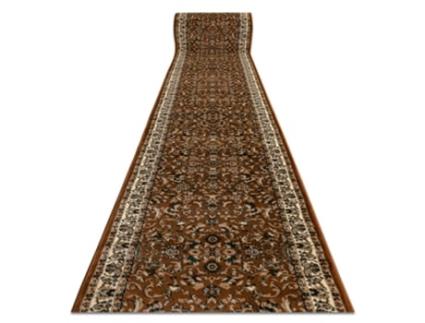 Conjunto de Passadeira DYWANY LUSZCZOW Heat Royal Adr Polipropileno Castanho (120x550cm)