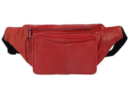 Bolsa de Cintura LEONARDO VERRELLI em Pele Genuína