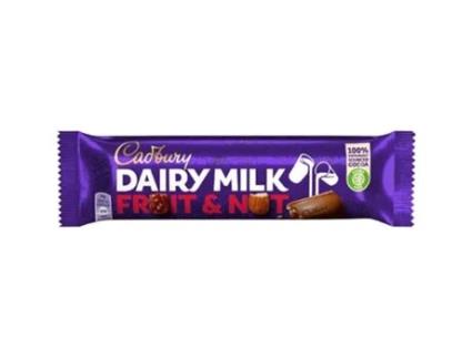 Snack de Chocolate de Leite com Frutos Secos e Passas Dairy Milk CADBURY