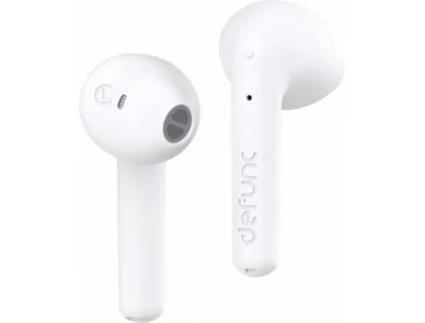 DEFUNC True Lite Verdadeiros Fones de Ouvido Sem Fio com Enc Branco
