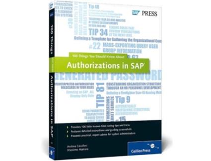 Livro Authorizations in SAP de Andrea Cavalleri e Massimo Manara (Inglês)