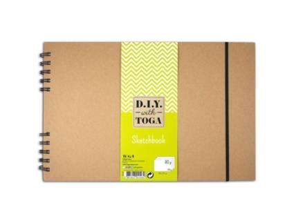 Bloco DRAEGER Spiral Sketchbook 80 páginas (30 x 20 cm)