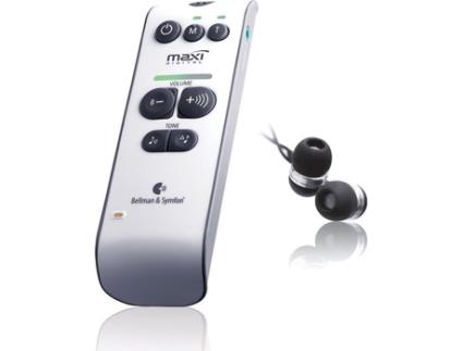 BELLMAN Audio Maxi Listening Aids para Deficientes Auditivos Conjunto com Fones de Ouvido 9551