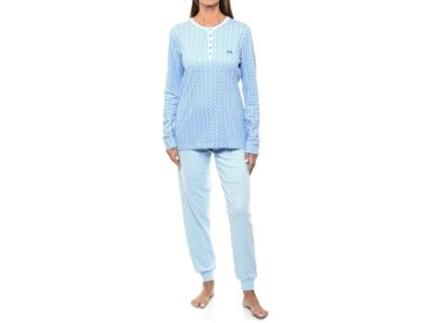 Pijama de Inverno Feminino de Manga Comprida Klp1 KISSES AND LOVE