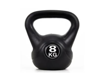 Kettlebell Revestido Em Vinil Preto 8Kg COSHANO