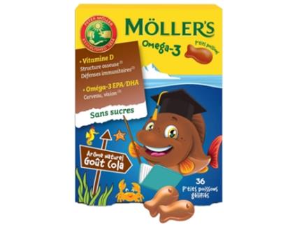 Omega-3 P'Tits Poissons 36 Gummies Sabor : Cola MÖLLER'S