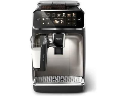 Máquina de café expresso totalmente automática PHILIPS 12 deliciosos tipos de café preparados com grãos frescos visualizador Tft Ep5447/90