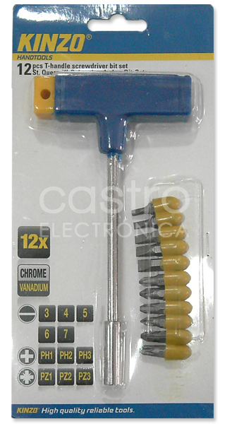 Chave com Punho T + 12 Bits - 