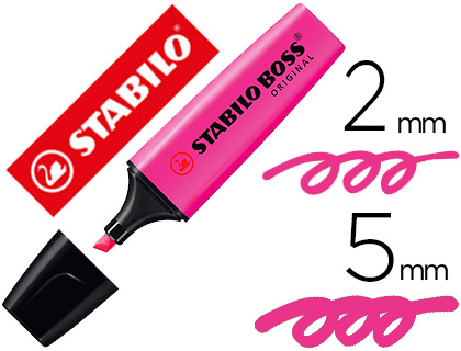 Marcador  Boss Fluorescente 70 Magenta