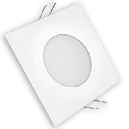 Painel de LED Quadrado (8,3 x 8,3cm) IP65 5W Branco F. 6000K 500Lm - Branco