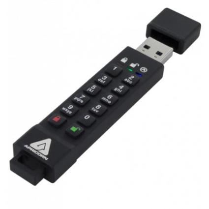 Pen Drive Aegis Secure Key 3z 128 GB Type-A 3.2 Gen 1 (3.1 Gen 1) (Preto) - 