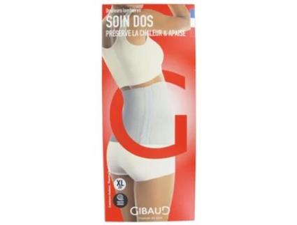 Cinto para cuidados com as costas com calor cru, altura 20 cm, tamanho: tamanho Xl GIBAUD