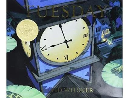 Livro Tuesday de David Wiesner (Inglês - Capa Dura)