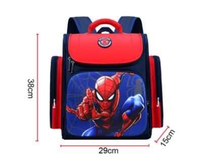 Disney Spiderman Mochila Cartoon Anime Vingadores Boneca Jardim de Infância Escola Primária Mochila Infantil