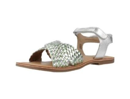 Sapatos de Criança MOD 8 Canibraid Pele Prateado (32)