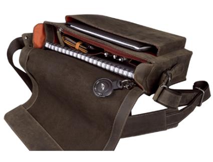 Bolsa de Ombro PRIDE&SOUL Candy Feita de Couro Marrom