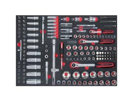 Módulo de Soquete e Acessórios 1/4 3/8 1/2 175 Peças Ks Tools 711.1011 KSTOOLS