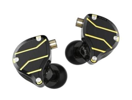 Qkz Zxn Auriculares com Cancelamento de Ruído Auriculares Sport In Ear Monitor Metal Headset