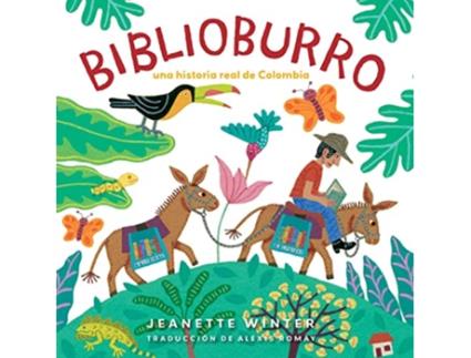 Livro Biblioburro de Jeanette Winter (Espanhol - Capa Dura)