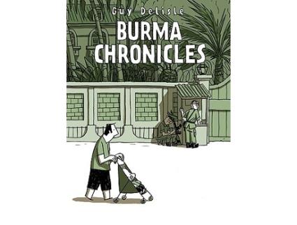 Livro Burma Chronicles de Guy Delisle (Inglês)
