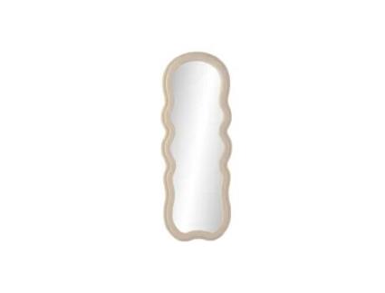 Espelho de parede HOME ESPRIT Branco Ondas Veludo Scandi 60 x 4 x 160 cm