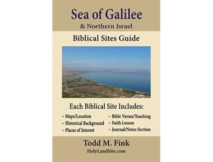 Livro Sea of Galilee Northern Israel Biblical Sites Guide de Dr Todd M Fink (Inglês)