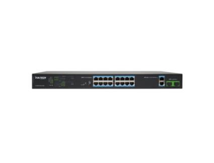 VULTECH Security Vs-Poe2164Ge-200W Switch não gerenciado Fast Ethernet 10/100 Power Over Ethernet Poe Preto
