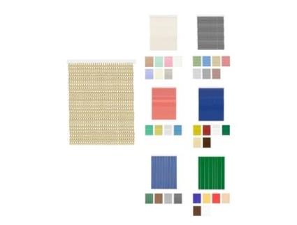 Cortinas exteriores impermeáveis ??– Cortinas anti-moscas para terraços e varandas Krismar - Dourado 140 x 240 cm