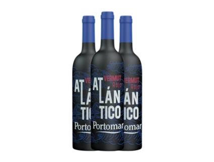 Vermute PORTOMAR Rojo Atlántico (0.75 L - 3 Unidades)