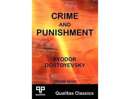 Livro Crime and Punishment Qualitas Classics Fireside de Fyodor Dostoyevsky (Inglês)