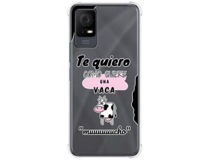 Capa de Silicone Anti-Choque para Desenhos de Vaca de Design Tcl 406