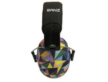 Banz Kidz - Auriculares Con Cancelación De Ruido Para Niños - Orejeras A Partir De 3 Años - Caleidoscopio