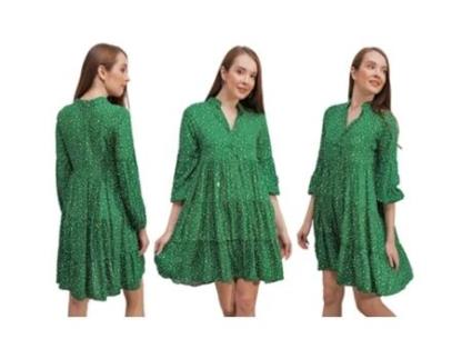 Vestido Unissexo MT CLOTHES Talla Verde (Casal)