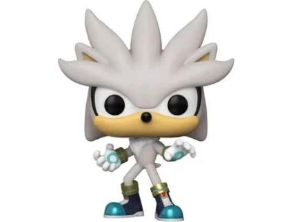 Figura FUNKO Pop! Games: Sonic 30th - Silver Sonic The Hedgehog - GW (Possível Chase)