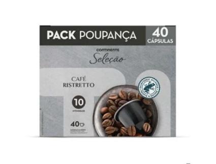 Cápsulas de Café Ristretto Int 10 Pack Poupança CONTINENTE SELEÇÃO