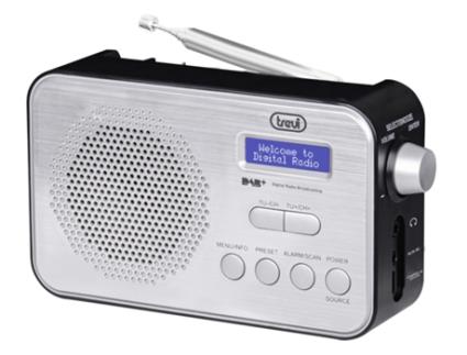 DAB 7F92 R Portátil Digital Preto, Branco TREVI