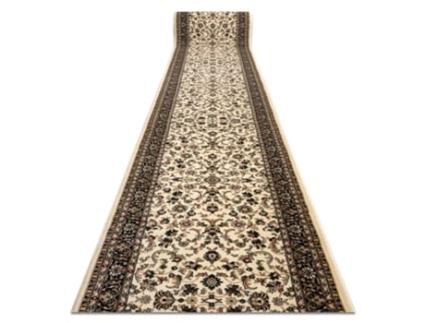 Conjunto de Passadeira DYWANY LUSZCZOW Heat Royal Adr Polipropileno Bege (100x460cm)