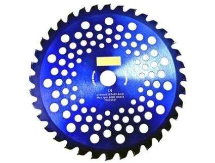 Discos para Triturar Lâmina de Aço para Madeira 255mm x 36D com Orifícios de Arrefecimento Tradeox
