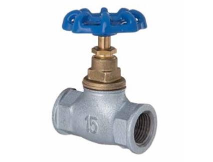 Válvula de Parafuso em Linha de Ferro Fundido de 1 Polegada BSP para Regulação de Fluxo de Água